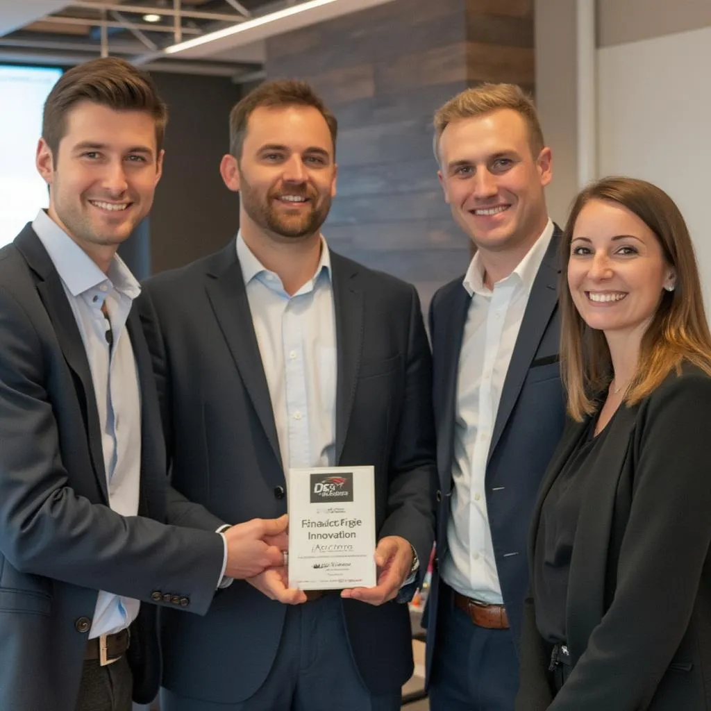 Ceremonia de premiación fintech